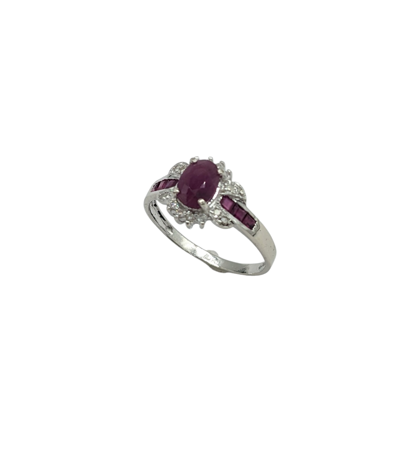 Exquisite Ruby and Diamond Fashion Ring for Women - Elegant Jewelry Gift for Valentine's Day, Anniversary & Special Occasions