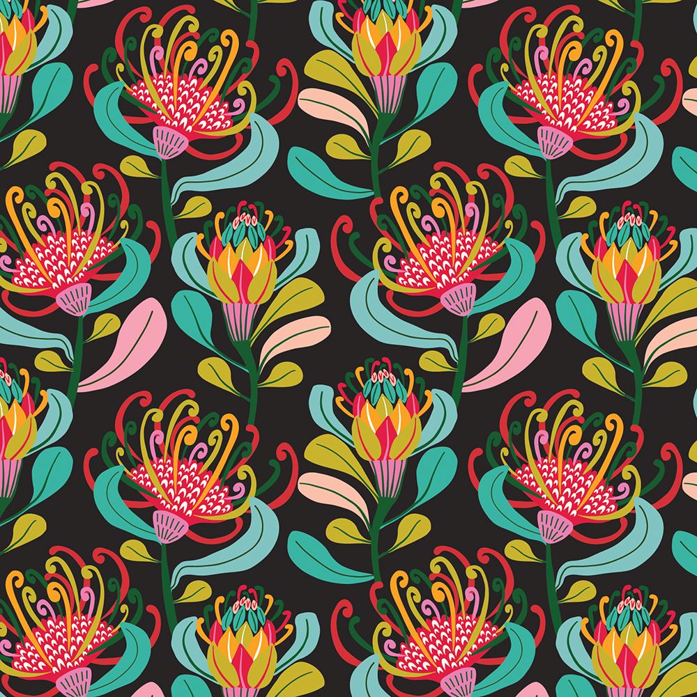 Kirsten Katz Greeting Card & Pin Cushion Set - Protea Flower Design for Sewing Enthusiasts | Perfect for DIY Crafts, Gift Giving & Home Decor