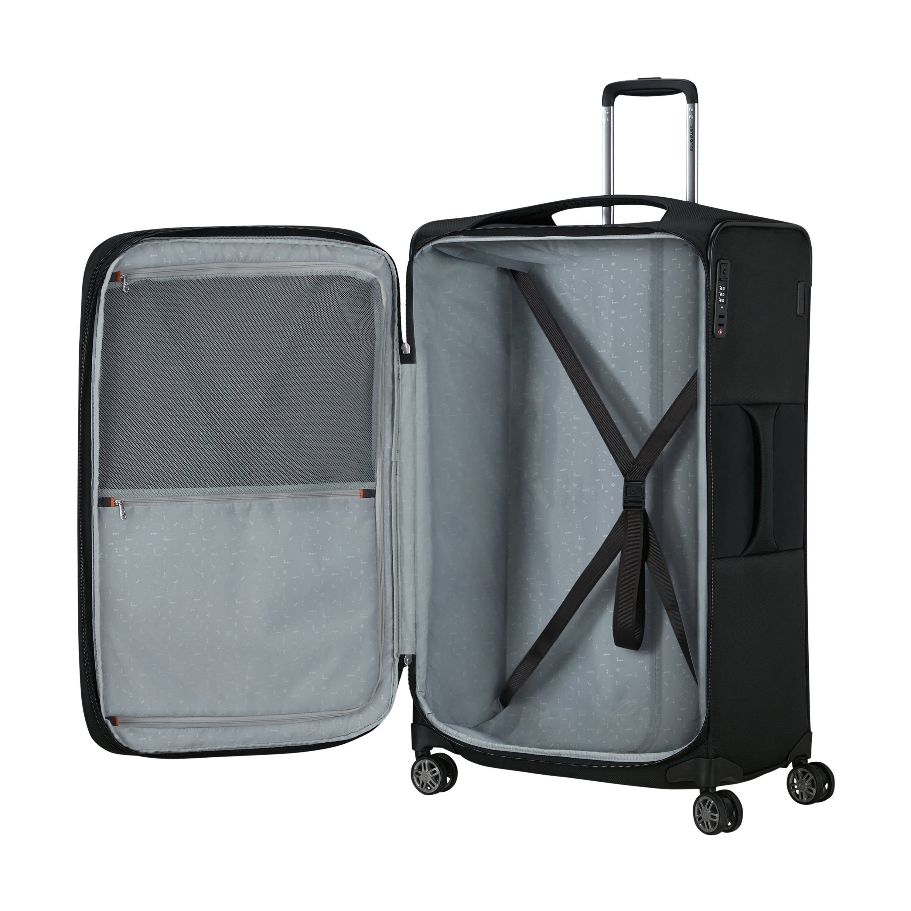 Samsonite Re Lite Spinner Expandable Large Suitcase - Lightweight Durable Check-in Luggage for Travel, Business Trips & Vacations