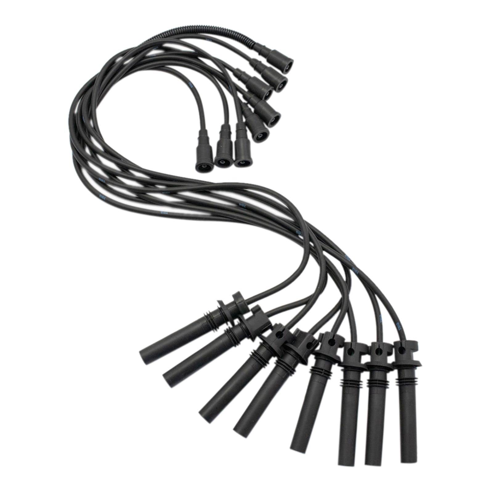 High-Performance Ignition Spark Plug Wires & Spark Plug Kit Set for Ram 1500/2500/3500 Pickup Trucks - Compatible with 5.7L HEMI V8 Engine - Perfect for Engine Tune-Ups & Performance Upgrades