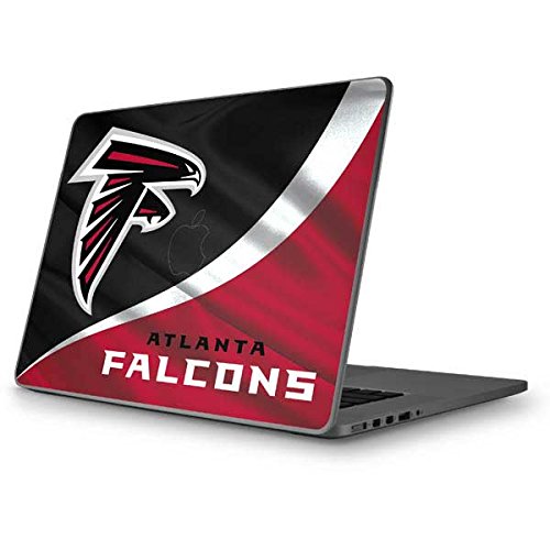 Officially Licensed NFL Atlanta Falcons Laptop Skin Decal for MacBook Pro 13 (2009 & 2010 Models) | Protective Vinyl Sticker Cover | Perfect for School, Office & Travel