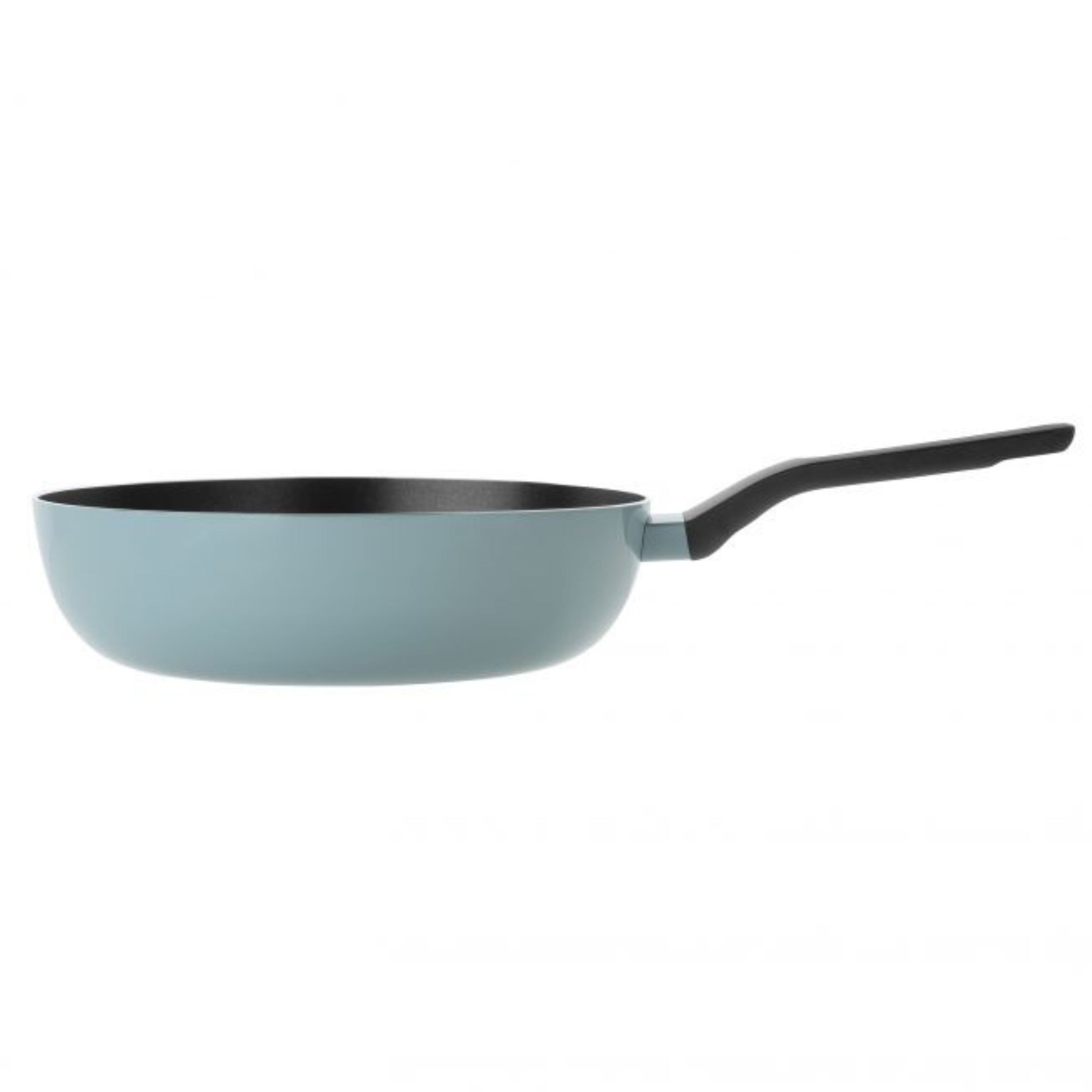 BergHOFF Slate Non-Stick Aluminum Wok Pan 11 Inch, 4qt - Perfect for Stir-Fry, Sauteing & Asian Cooking | Durable & Easy to Clean