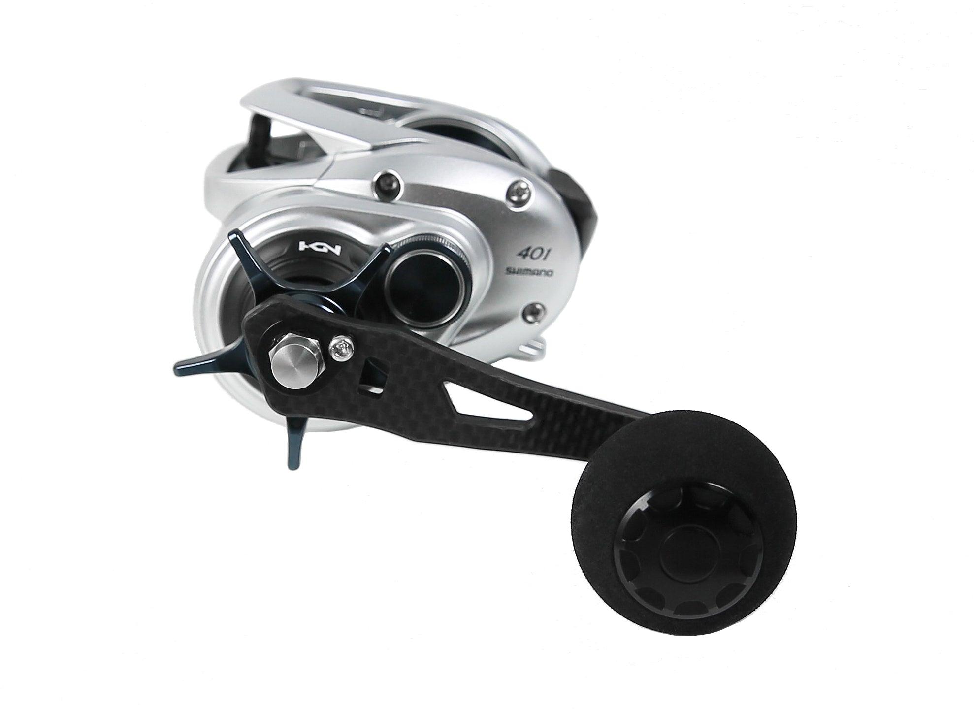 Jigging World Power Handle for Shimano Tranx 300 & 400 Baitcasting Reels - Upgrade Your Fishing Gear for Saltwater & Freshwater Angling