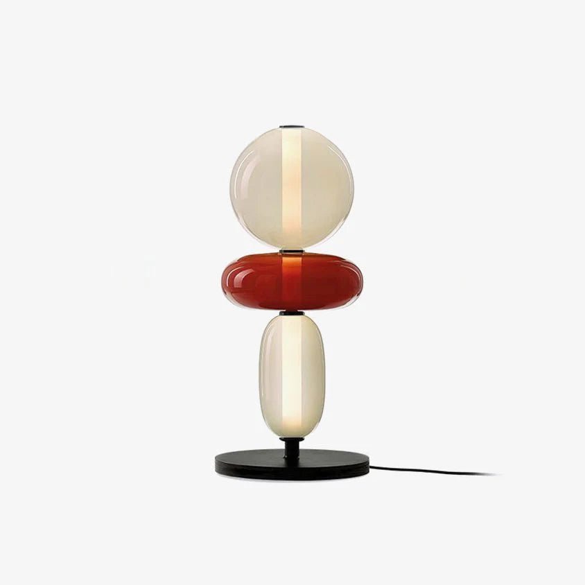 Elegant Candied Glass Table Lamp - Modern Home Decor for Living Room, Bedroom & Office - Perfect for Ambient Lighting & Cozy Atmosphere