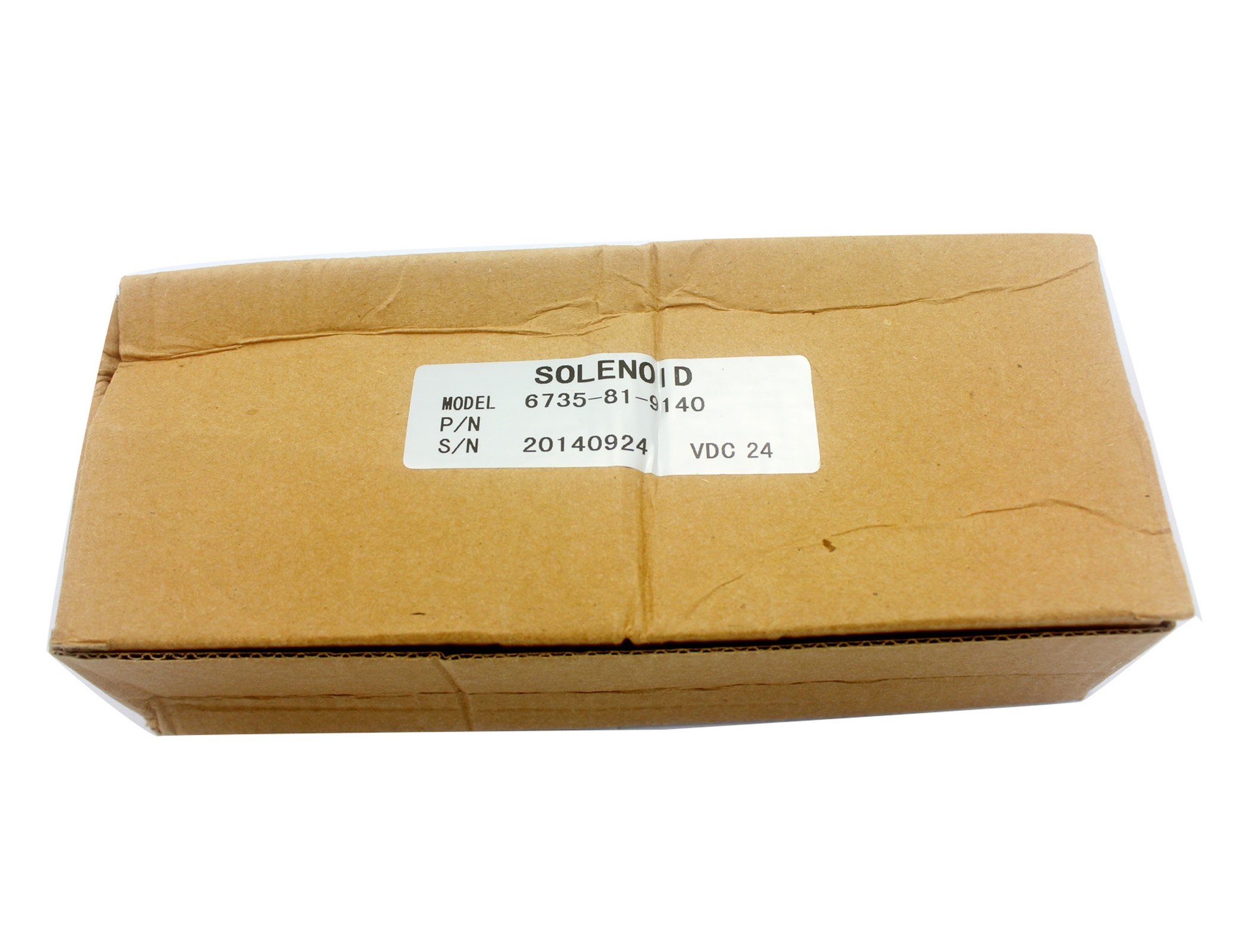 24V Cut Off Solenoid for Komatsu PC210-6 PC220LC-6 PC240LC-6 PC250LC-6 PC290LC-6 6D102 Engine - Fuel Shut Off Valve Replacement Part for Excavator Hydraulic System Maintenance