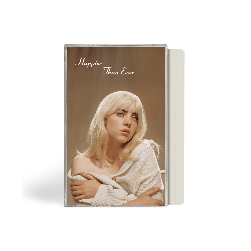 Billie Eilish - Happier Than Ever (Magnolia Edition) Cassette Tape | Limited Edition Collectible for Music Lovers & Cassette Enthusiasts | Perfect for Vintage Music Collections & Gift Giving