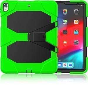 iPad Pro 12.9 Inch 2018 Model Shockproof Hard Military-Grade Heavy Duty Silicone Rugged Stand Protective Case - Perfect for Outdoor, Travel, Work & Daily Use