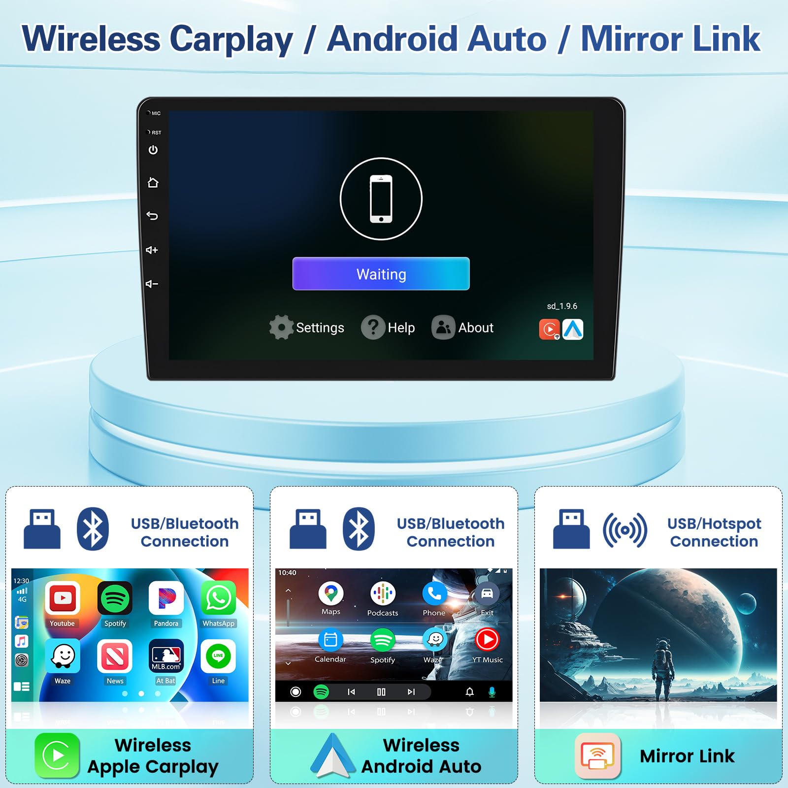 Jeep Wrangler 4-Door Android 13 Car Stereo (2007-2010 Models) - 9