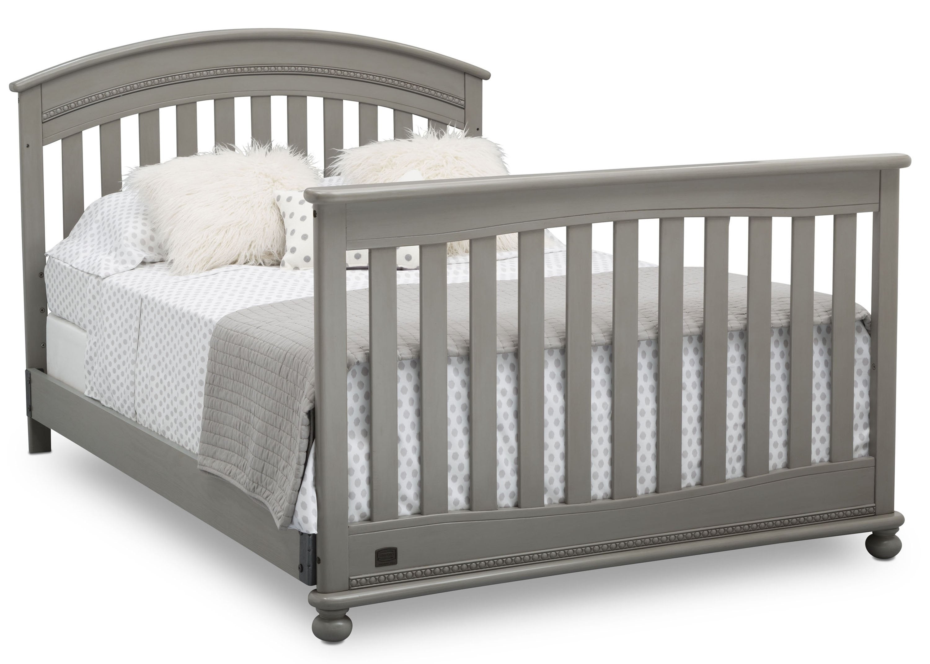 Aden 4-in-1 Convertible Baby Crib - Toddler Bed, Daybed & Full-Size Bed - Safe & Stylish Nursery Furniture for Newborns to Teens - Perfect for Bedrooms, Daycare & Guest Rooms