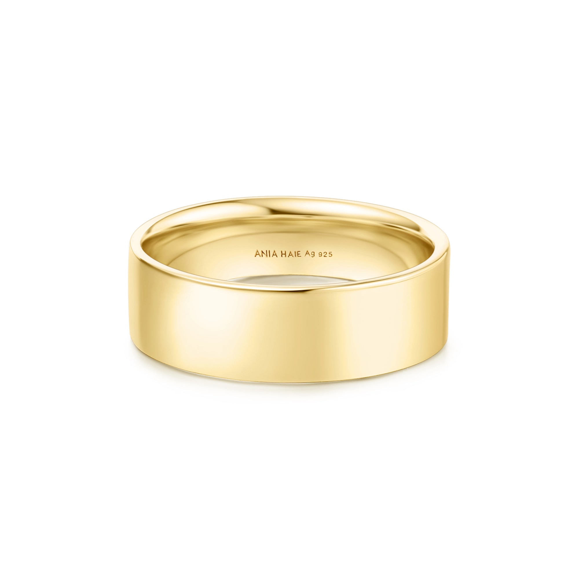 6mm Smooth Gold Wedding Band Ring for Men & Women - Classic Comfort Fit for Engagement, Anniversary & Everyday Wear