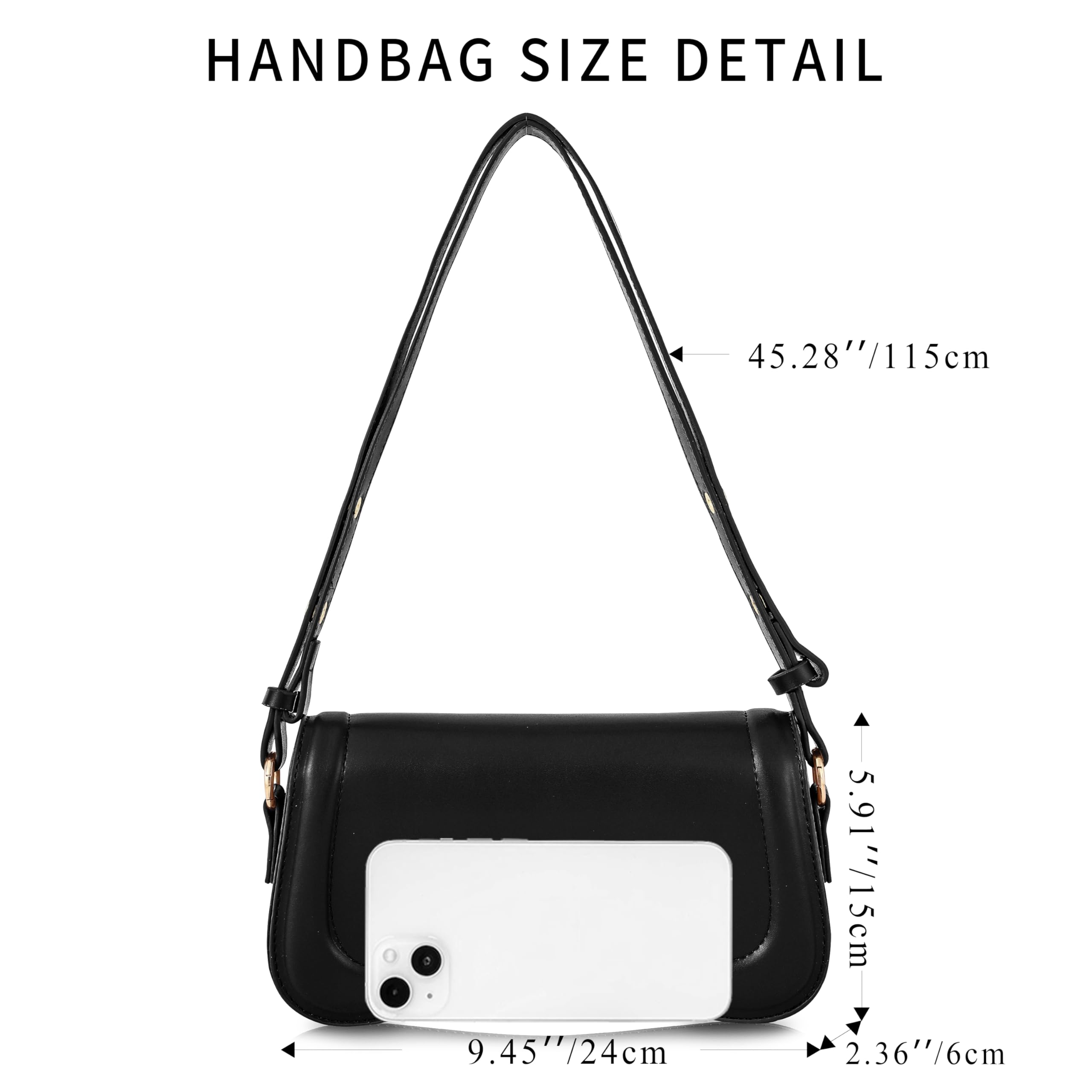 Stylish PU Leather Shoulder Bag for Women - Elegant Crossbody Handbag Purse for Party, Prom, Wedding & Daily Use | Fashionable Designer Handbag for Work, Travel & Special Occasions