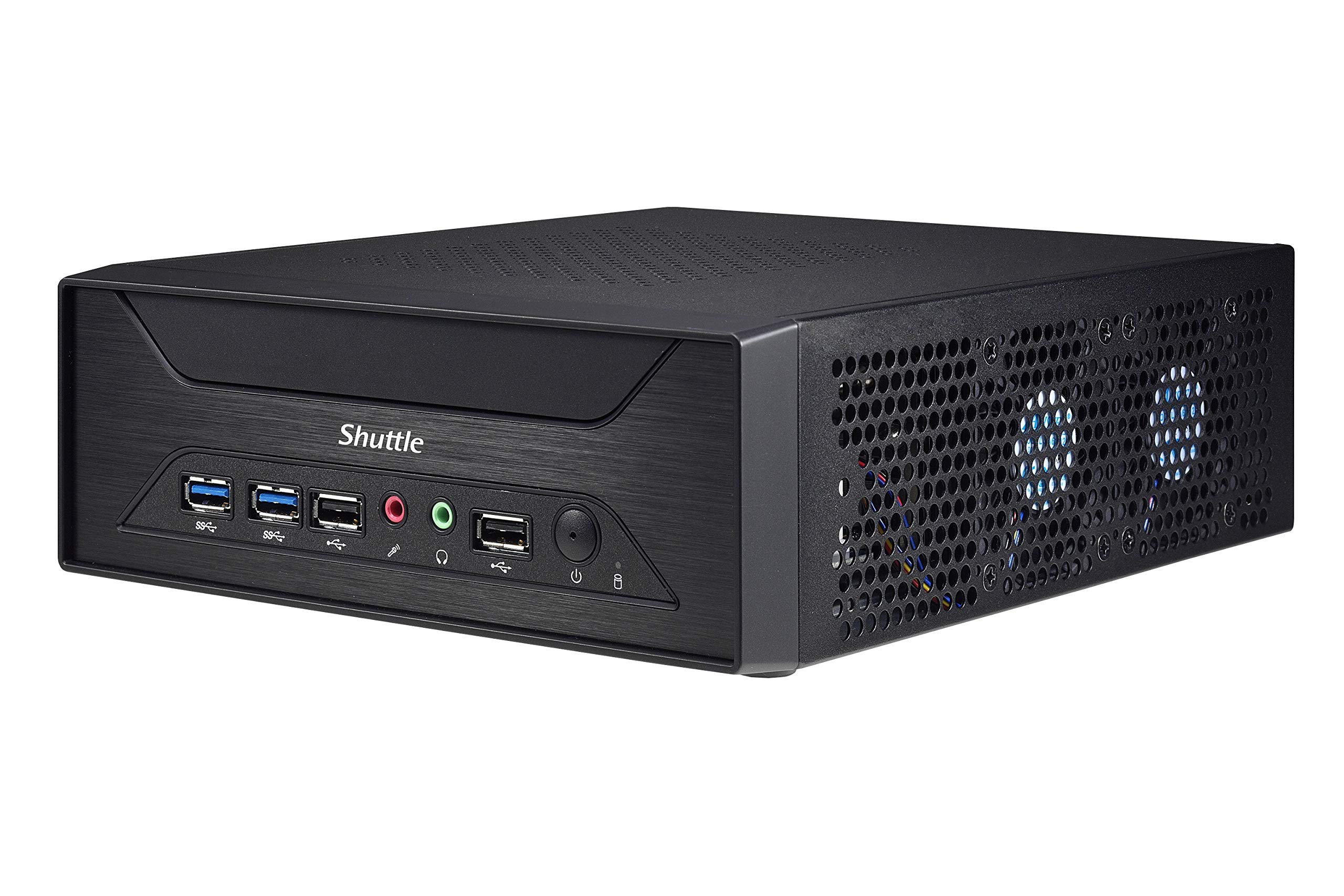 Shuttle XPC Slim XH410G Mini Barebone PC - Intel H410 Chipset, Supports 65W Comet Lake-S LGA1200 CPU, PCI-E X16 Slot (No RAM/HDD/SSD/CPU/OS Included) with VESA Mount - Perfect for Home Office, Digital Signage & Compact Workstations