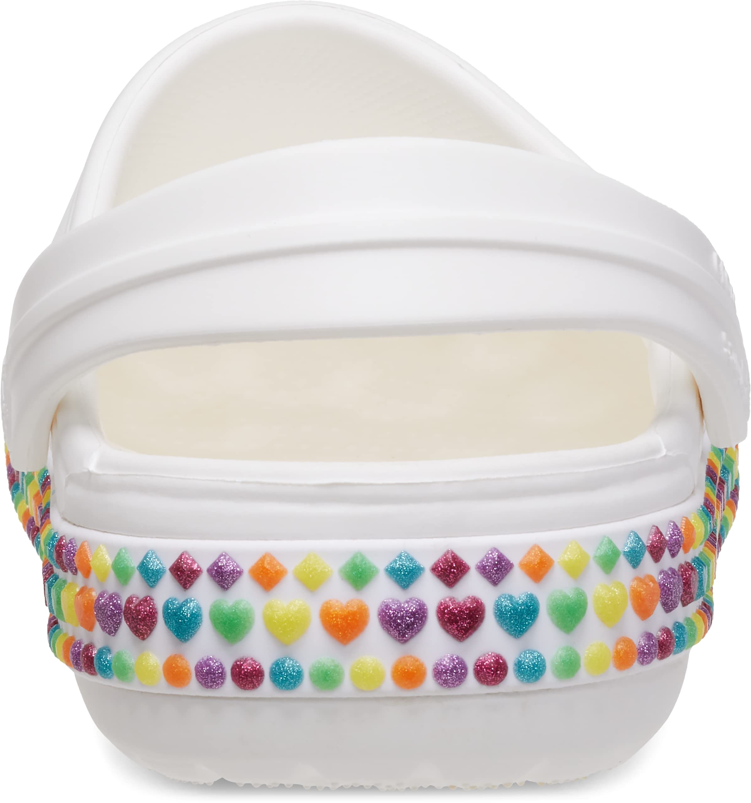 Crocs Unisex-Child Crocband Rainbow Band Clog | Kids Water Shoes for Beach, Pool & Outdoor Play | Comfortable & Lightweight Slip-On Sandals
