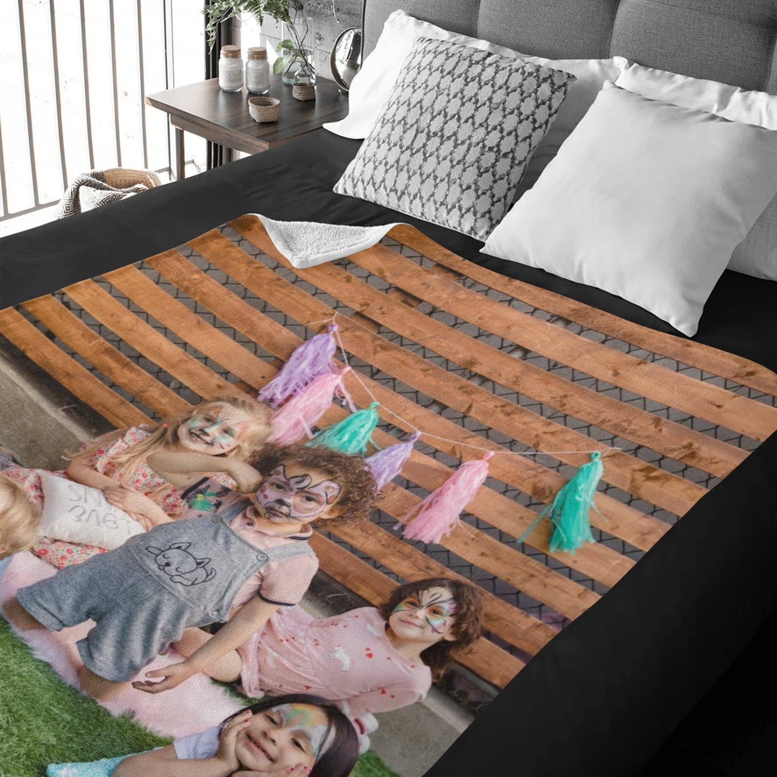 Personalized Photo Blanket - Custom Baby Blanket for Boys & Girls, Unique Birthday Gift & Keepsake | Perfect for Newborns, Baby Showers & Special Occasions