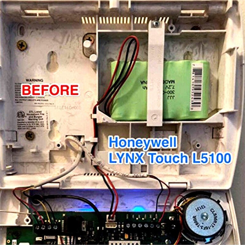Honeywell 30003864 Replacement Battery for Ademco ADI ADT GP130AAM6BMX - Compatible with Home Security Systems & Alarm Panels