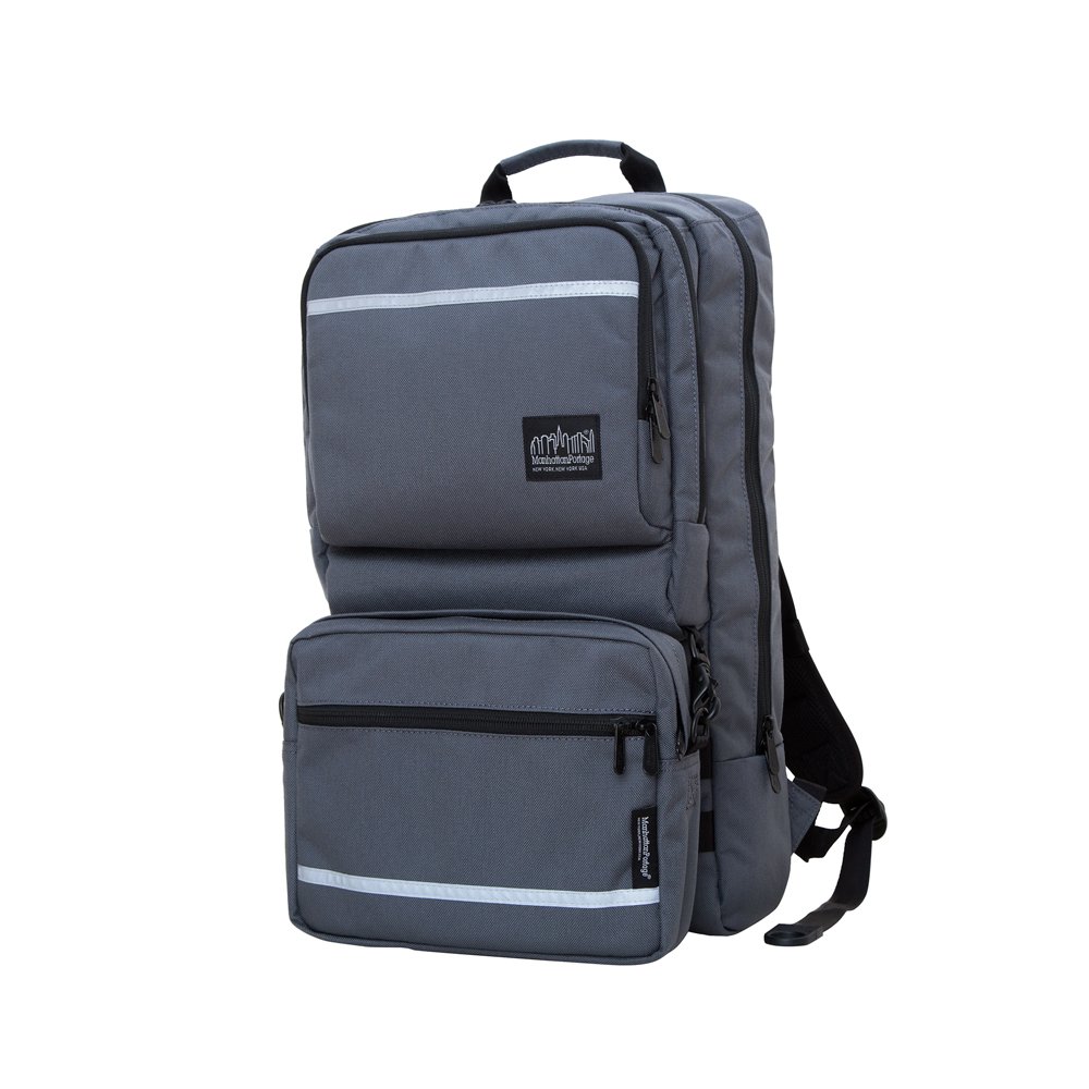 Manhattan Portage Metro Tech Backpack - Durable Waterproof Laptop Backpack for Men & Women, Grey, One Size - Perfect for Work, School, Travel & Commuting