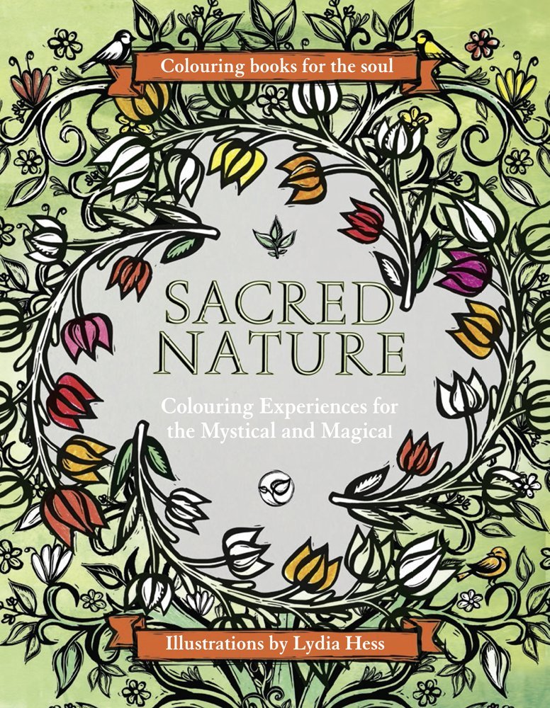 Sacred Nature Coloring Book for Adults - Mindful Relaxation & Stress Relief, Soulful Art Therapy for Meditation & Self-Care
