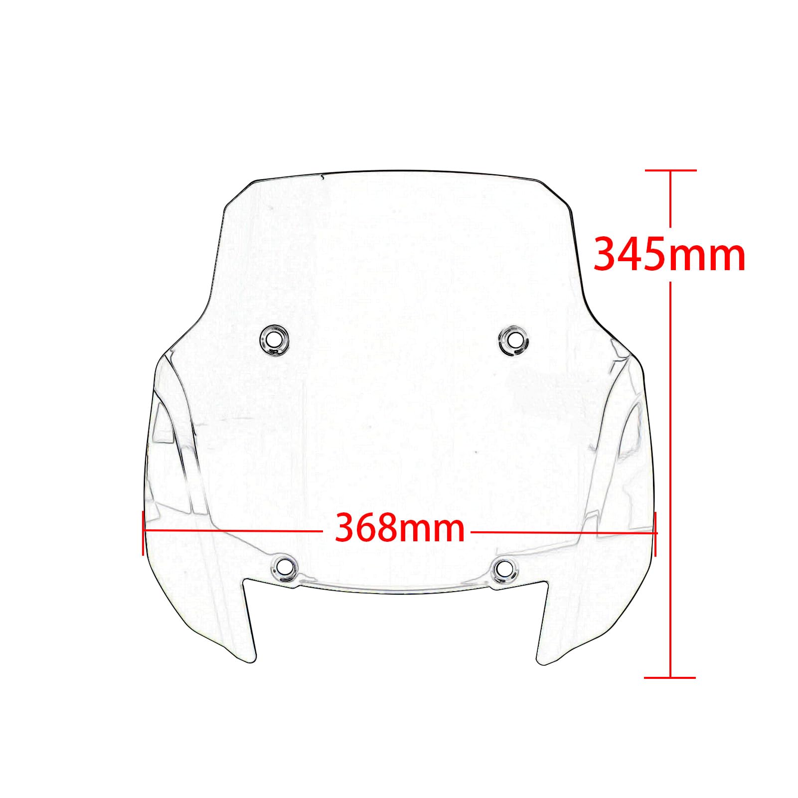 **2021-2024 Harley-Davidson Pan America 1250 Motorcycle Windscreen - Double Bubble Windshield Visor & Wind Deflector for Enhanced Riding Comfort - Perfect for Highway Cruising & Adventure Tours**