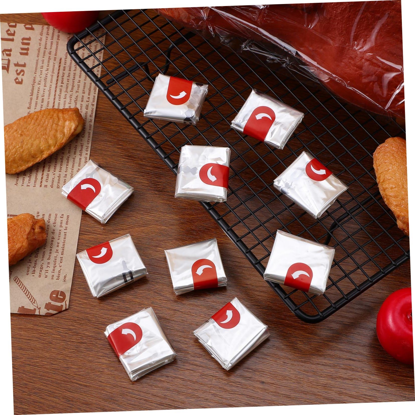 50pcs Heat Resistant Oven Bags for Grilling Chicken, Turkey, Ribs & Cheese - Reusable Vacuum Storage & Roasting Bags for BBQ, Baking & Meal Prep (Pet White)