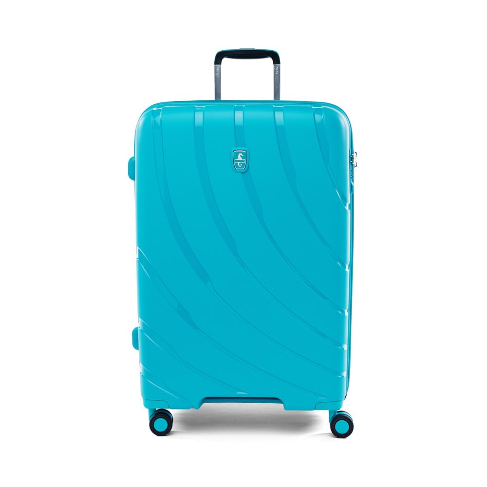 Expandable Hardside Spinner Luggage - Medium to Large Convertible Checked Suitcase for Travel, Business Trips & Vacations | Durable & Lightweight