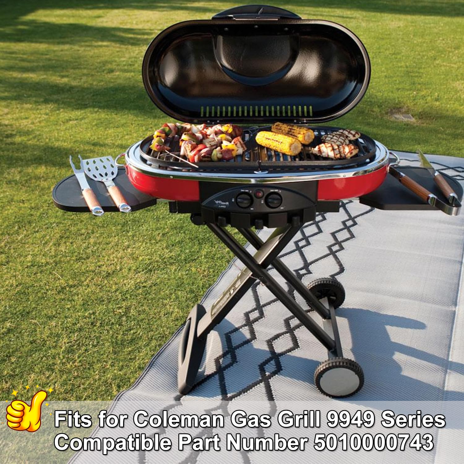 Coleman Road Trip Grill Gas Regulator Replacement Parts - C001 & 5010000743 Compatible - MaxKare Table Gas Grill Griddle Accessories - Perfect for Outdoor Camping, Picnics, and Backyard BBQs