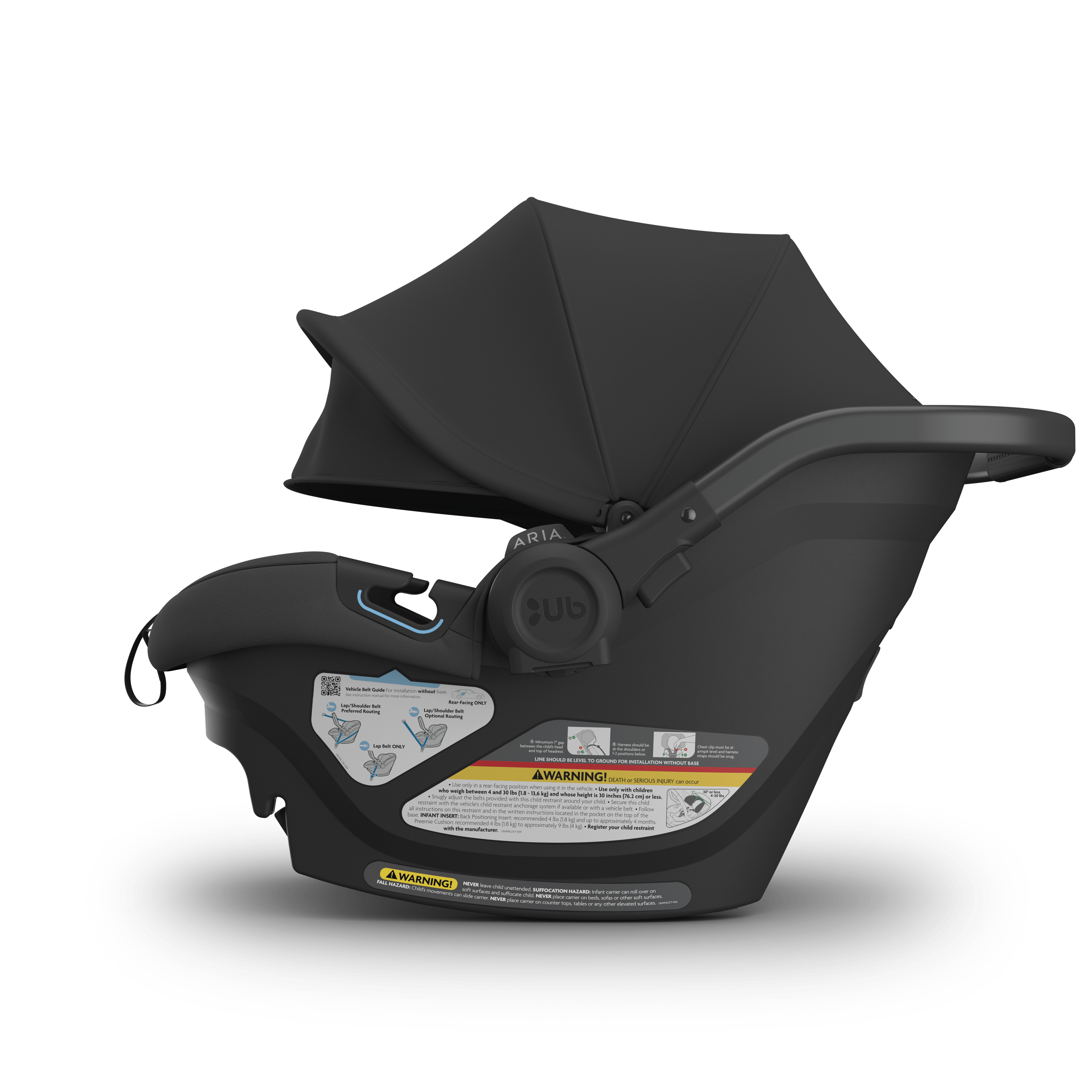 Uppababy Aria Lightweight Convertible Car Seat for Infants & Toddlers - Safe, Comfortable & Easy to Install - Perfect for Travel, Daily Commutes & Family Road Trips