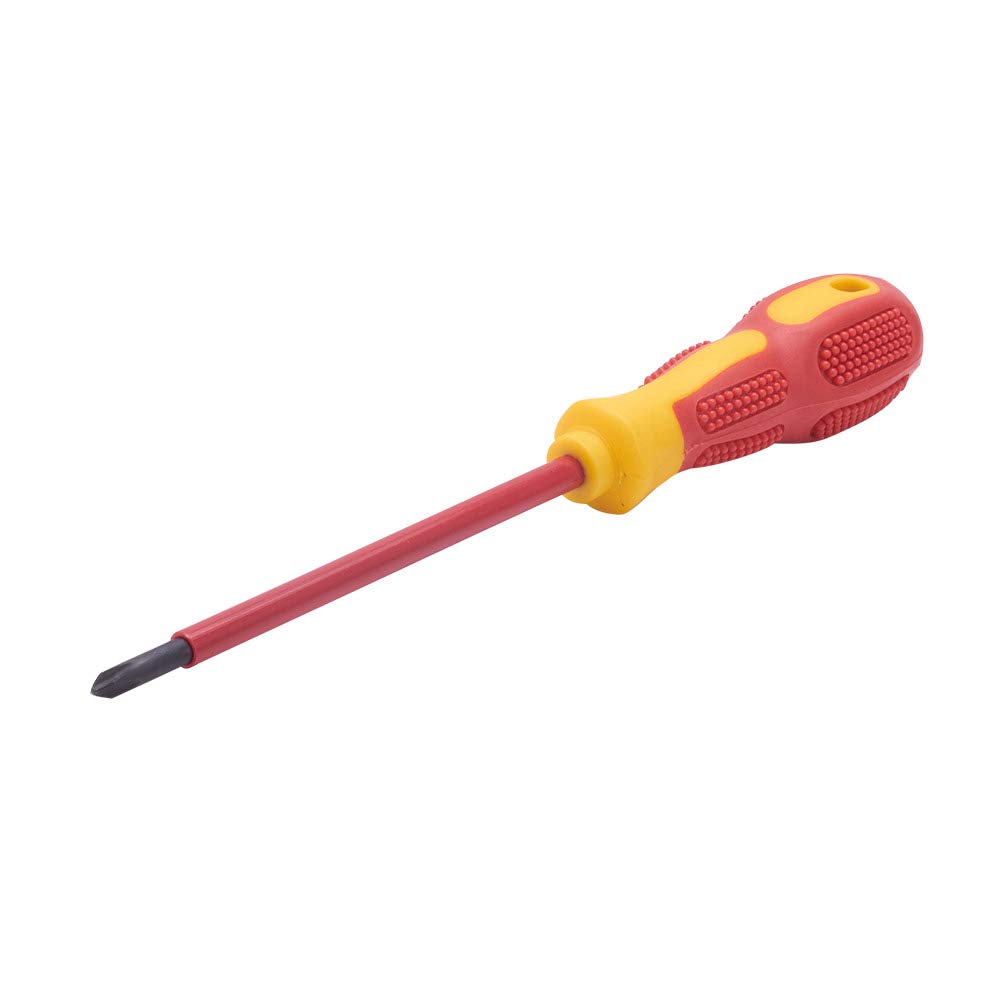 Utoolmart 1000V Phillips Screwdriver - Precision Insulated Magnetic Tip Electrician Tool (5.9 Inch) for Electronics Repair, Home Improvement & DIY Projects