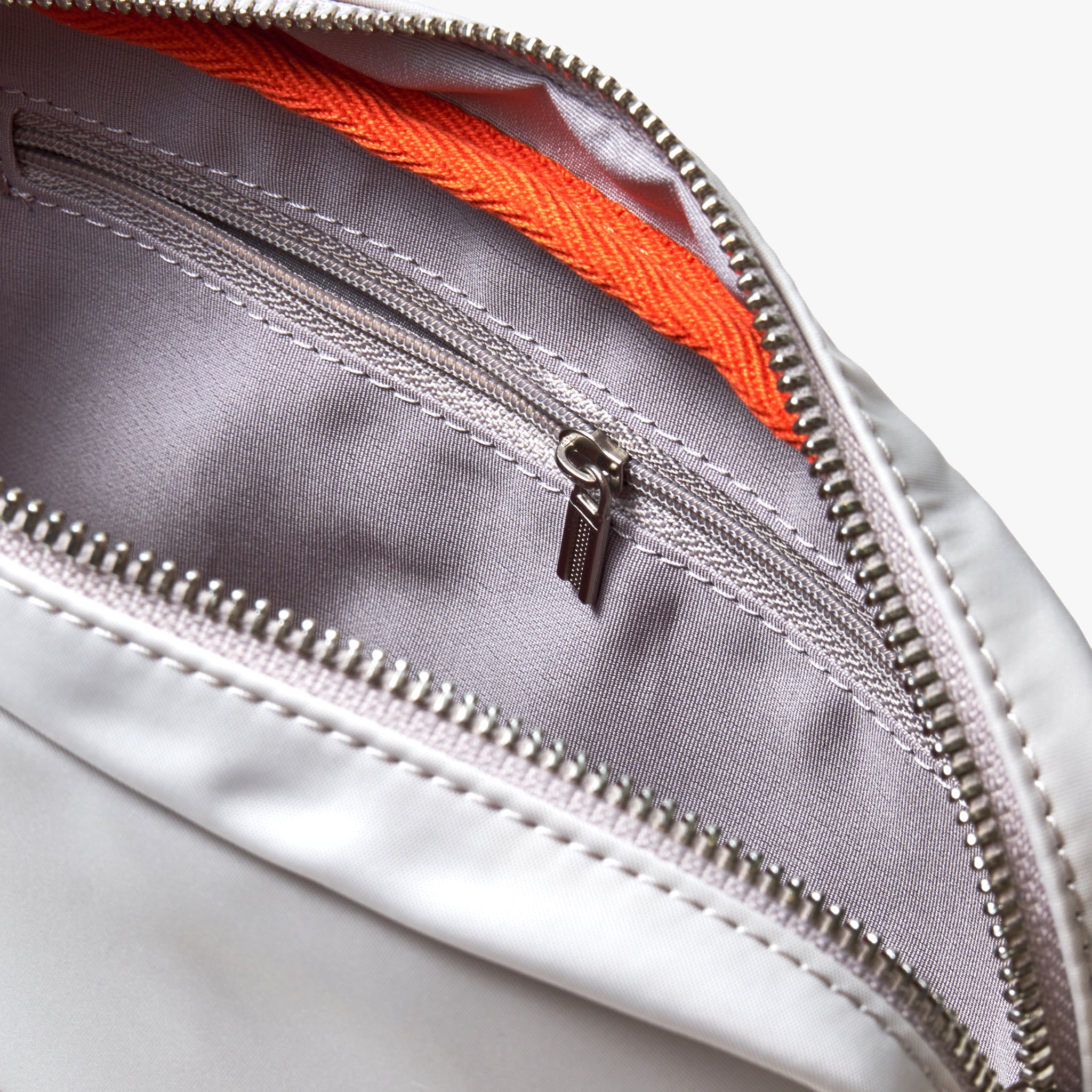 Waterproof RFID Blocking Travel Pouch - Slim Anti-Theft Waist Bag for Passport, Money & Cards - Perfect for Airports, Hiking & Daily Commute (Grey)