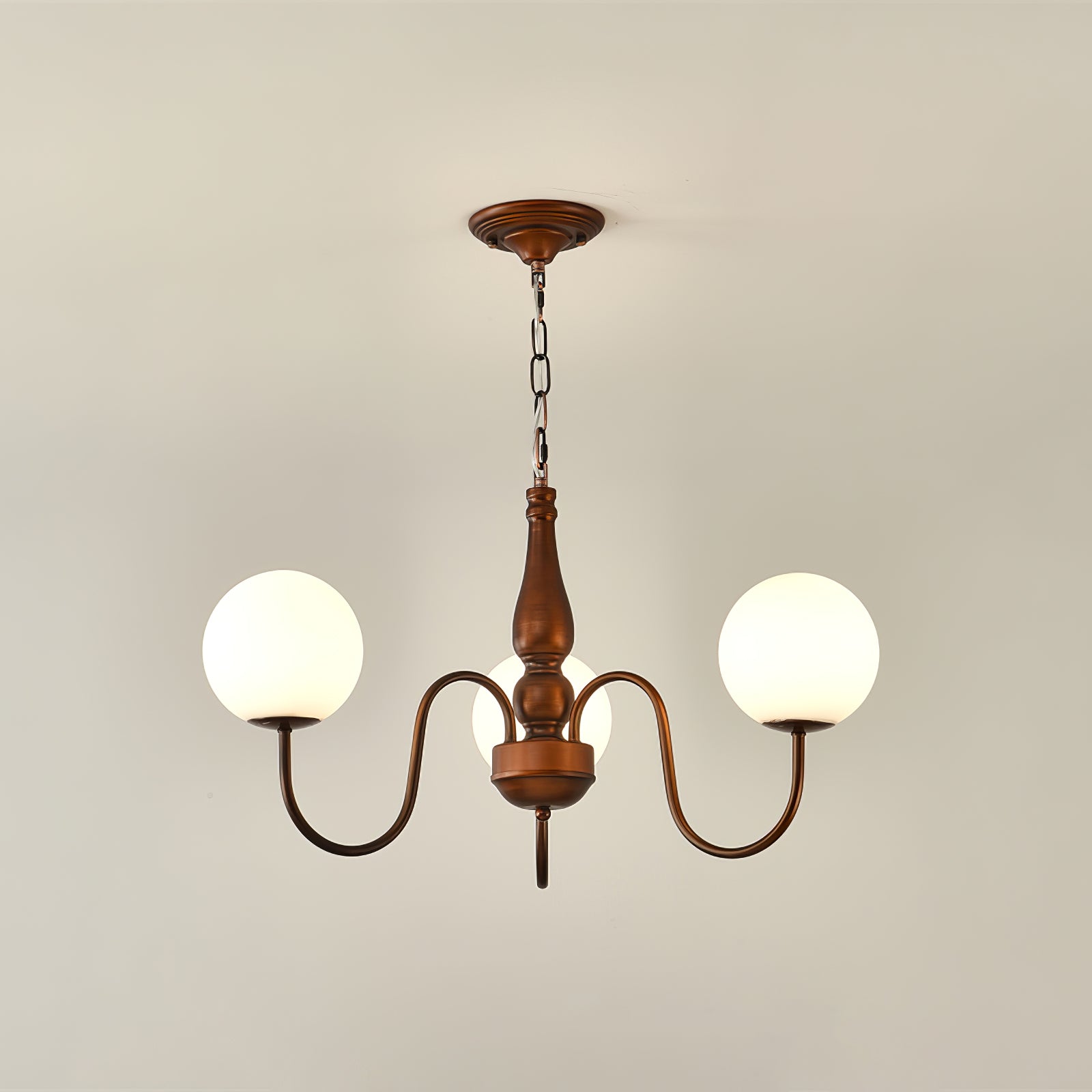 Stylish Grove Balls Chandelier - Modern Crystal Glass Pendant Light Fixture for Dining Room, Living Room & Bedroom Decor