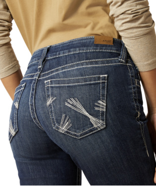 Ariat Mid Rise Camila Jeans for Women - Comfortable Western Bootcut Denim Pants for Riding, Work & Casual Wear