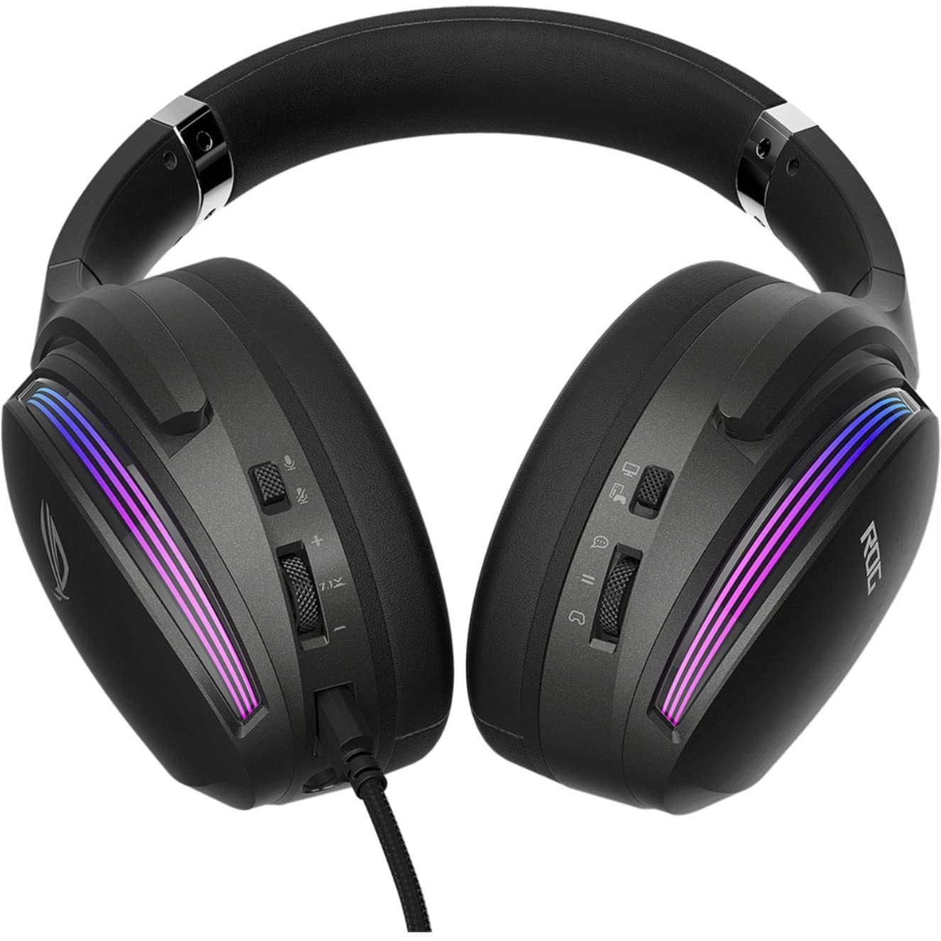 ASUS ROG Fusion II 500 Gaming Headset - 7.1 Surround Sound, Noise Cancelling Mic, RGB Lighting - Perfect for PC, PS5, Xbox Gaming & Streaming