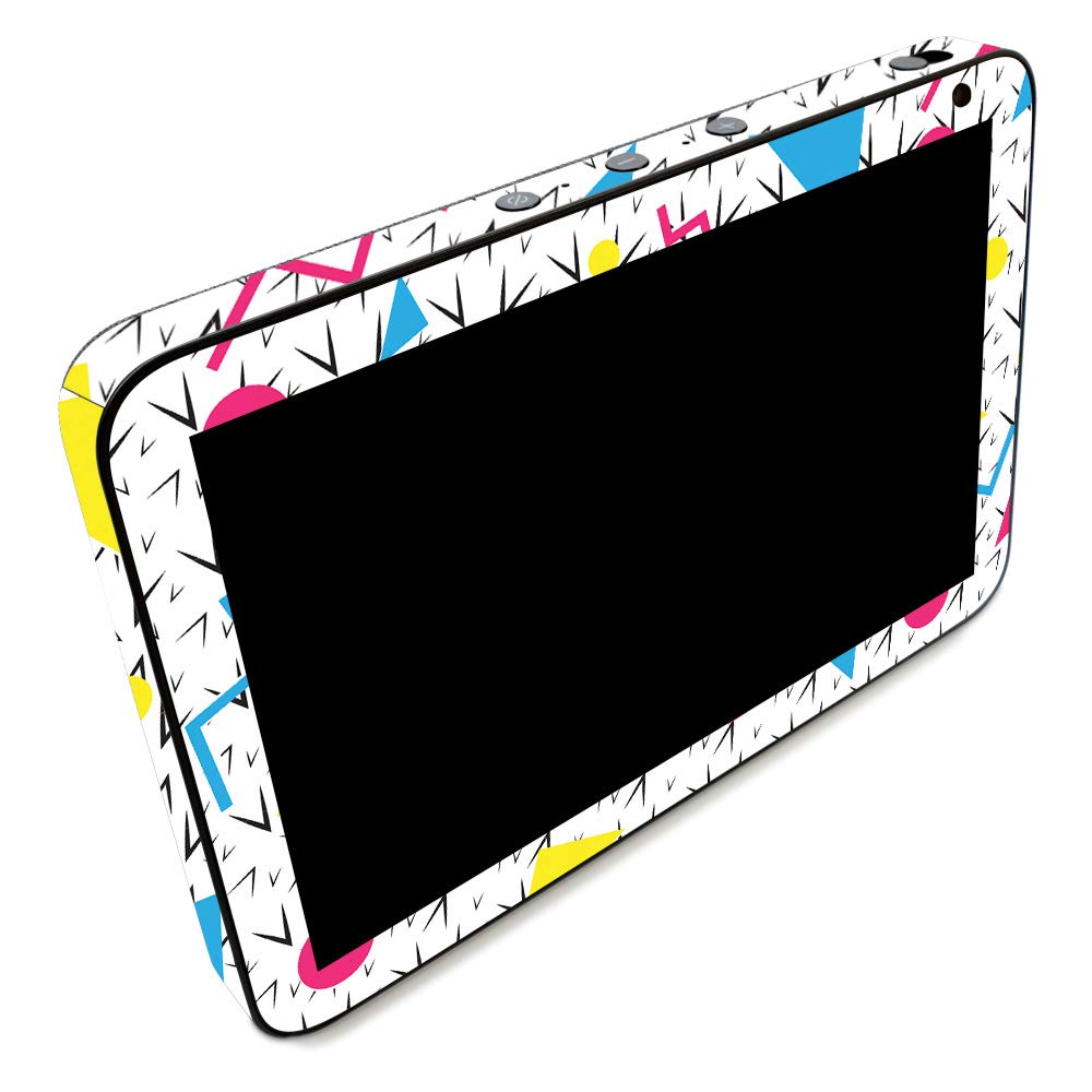 MightySkins Protective Vinyl Wrap for Amazon Echo Show 8 (1st Generation) - 90s Retro Design | Easy to Apply & Remove | Made in USA | Perfect for Home & Office Decoration