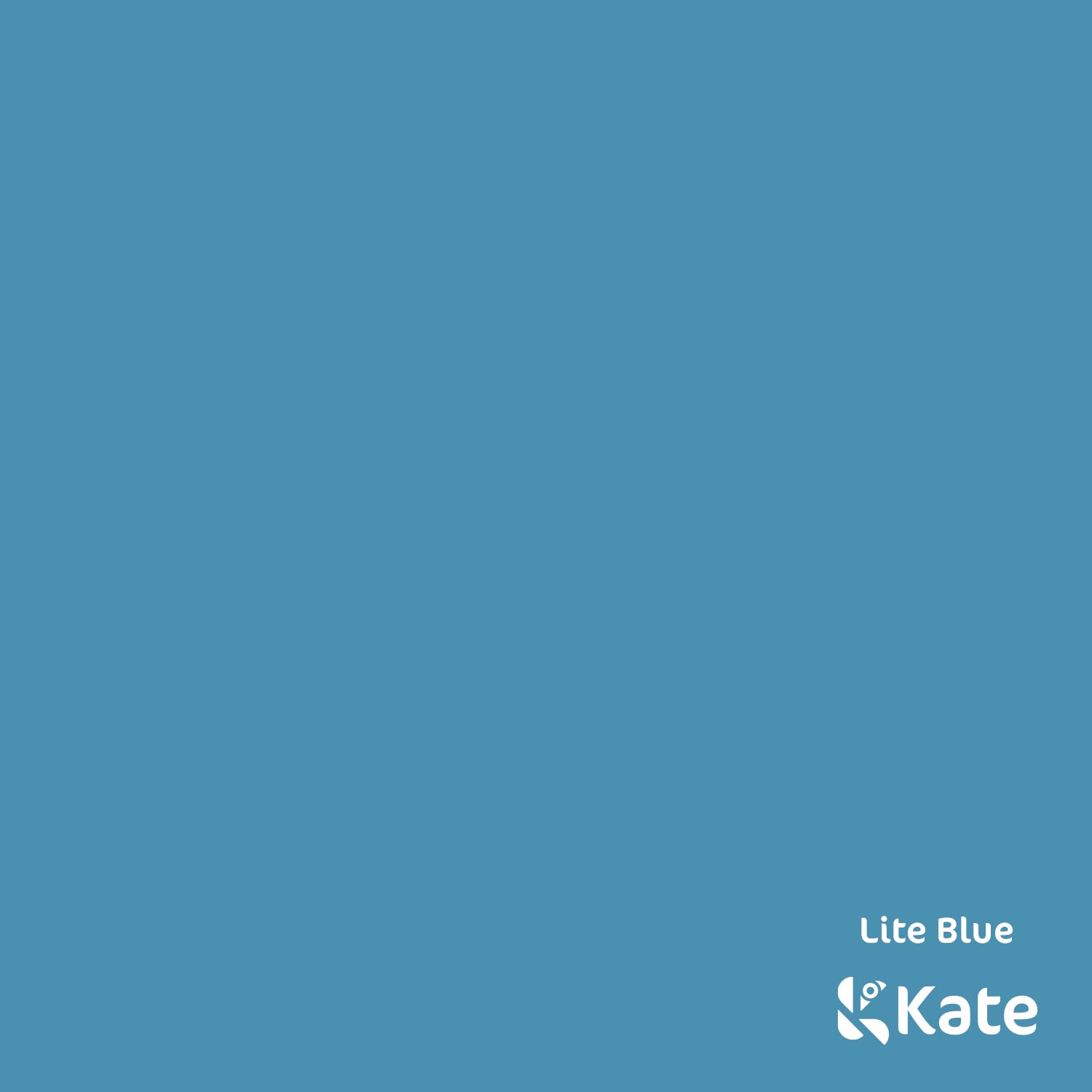Kate Seamless Photography Backdrop - Solid Blue Background Paper (53x32.8 Inch, Light Blue) for Portrait, Product & Studio Photography | Perfect for Photo Shoots, YouTube Videos & Content Creation