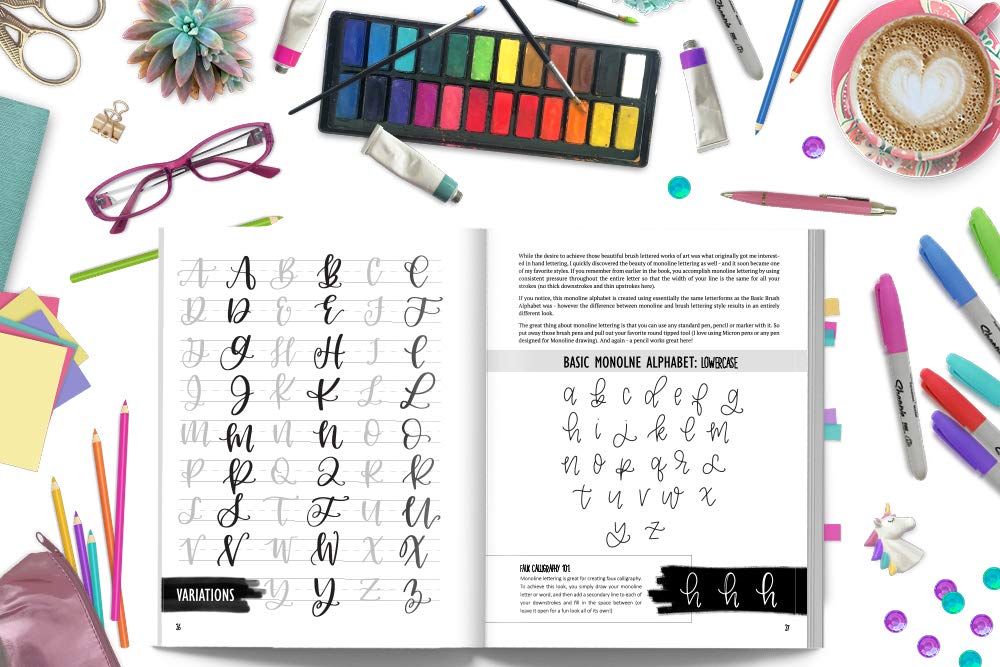 Modern Calligraphy & Hand Lettering Kit for Beginners - Complete Starter Set with Pens, Practice Sheets & Guide - Perfect for Wedding Invitations, DIY Crafts & Home Decor