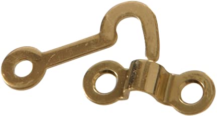 OpenSkies Solid Brass Decorative Hooks & Staples - Vintage Style Wall Hooks for Coats, Hats, Keys & Home Decor - Perfect for Entryway, Bedroom & Bathroom Organization