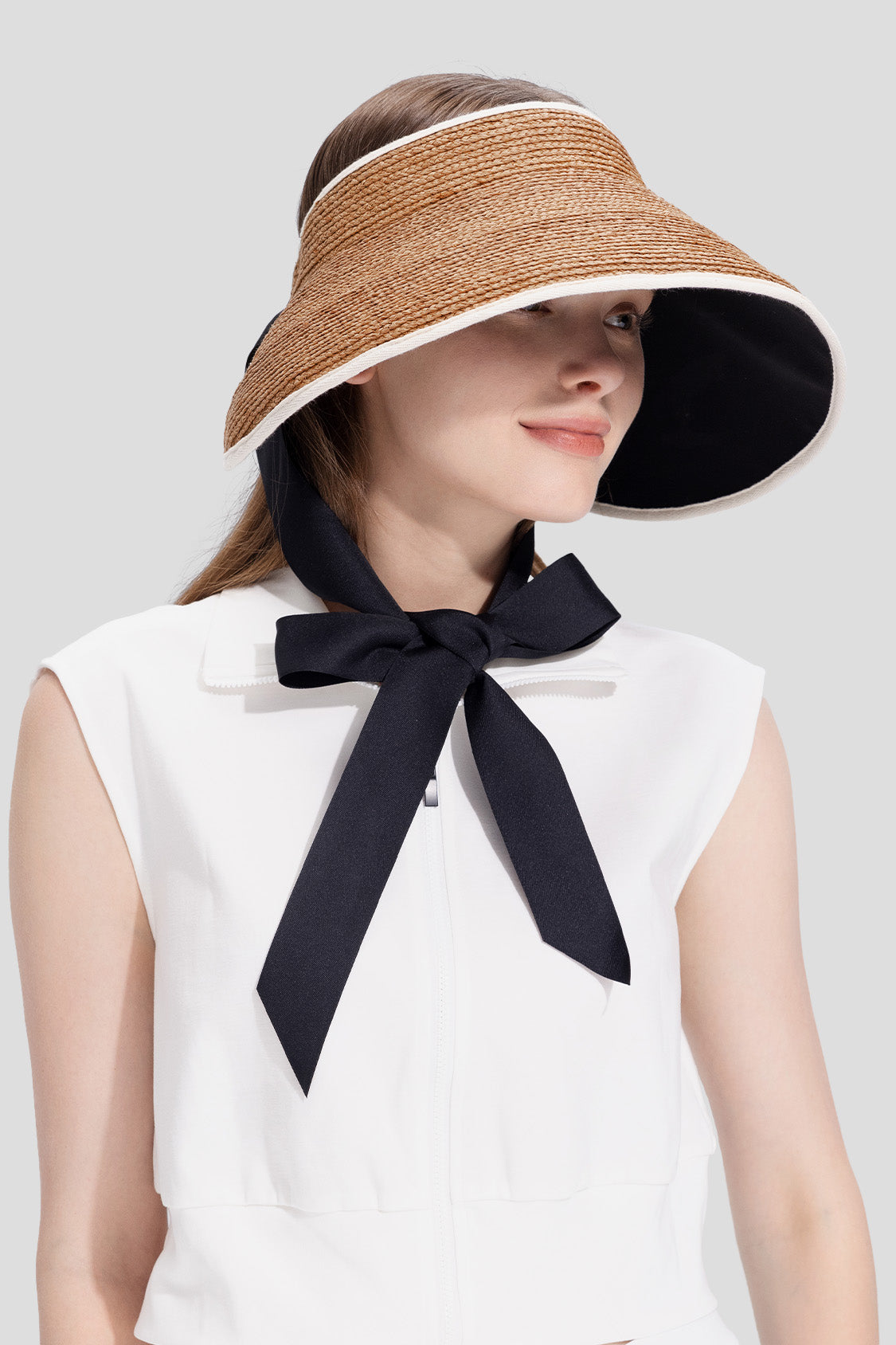 Oasys Women's UPF50+ Sun Protection Straw Hat - Wide Brim Beach Hat for Summer, Outdoor, Gardening & Travel