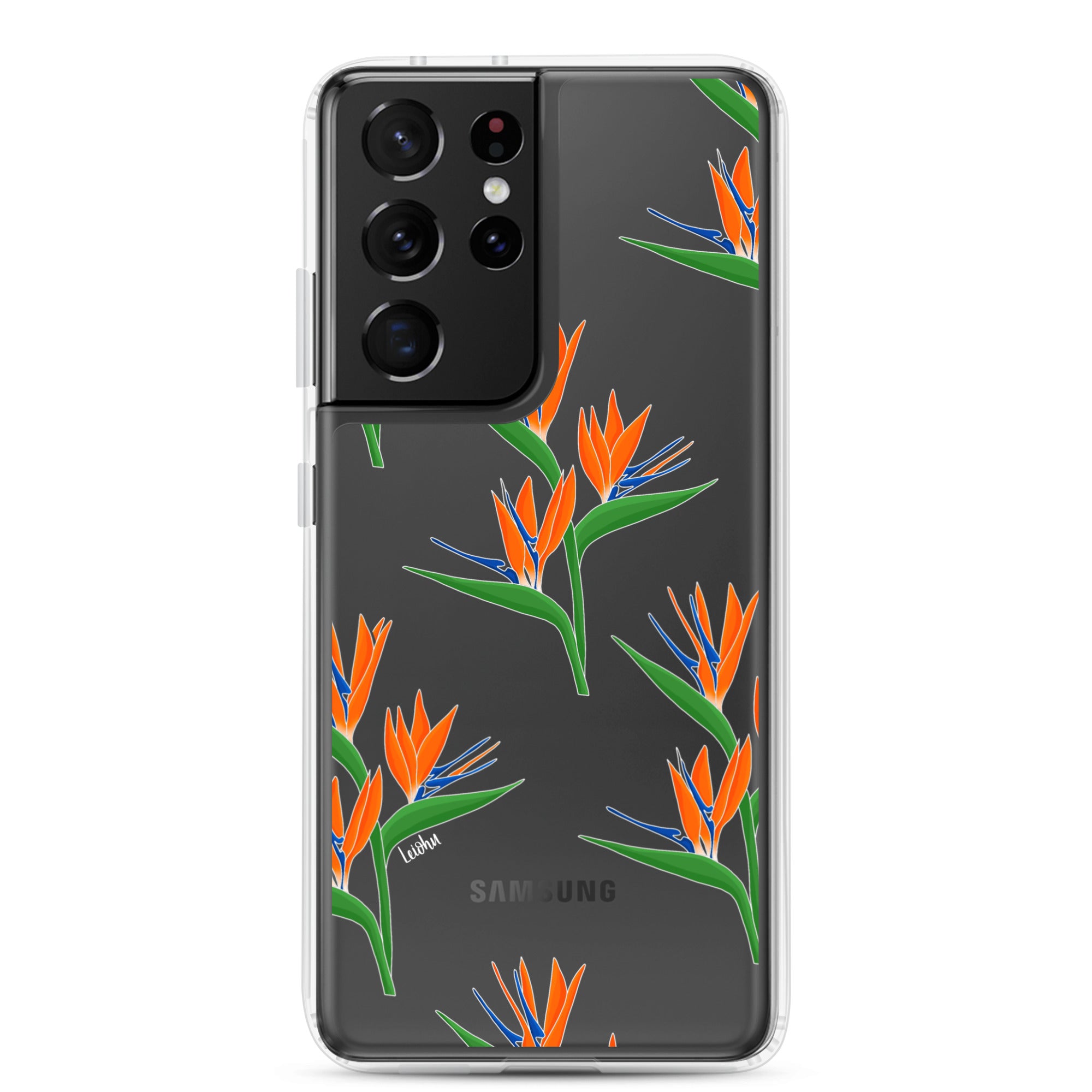Bird of Paradise Clear Phone Case for Samsung Galaxy - Slim Protective Cover for Everyday Use & Travel