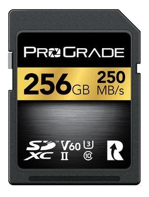 ProGrade Digital 256GB UHS-II SDXC Memory Card - High Speed V90 for 4K/8K Video & Burst Photography - Perfect for DSLR, Mirrorless Cameras & Professional Videography