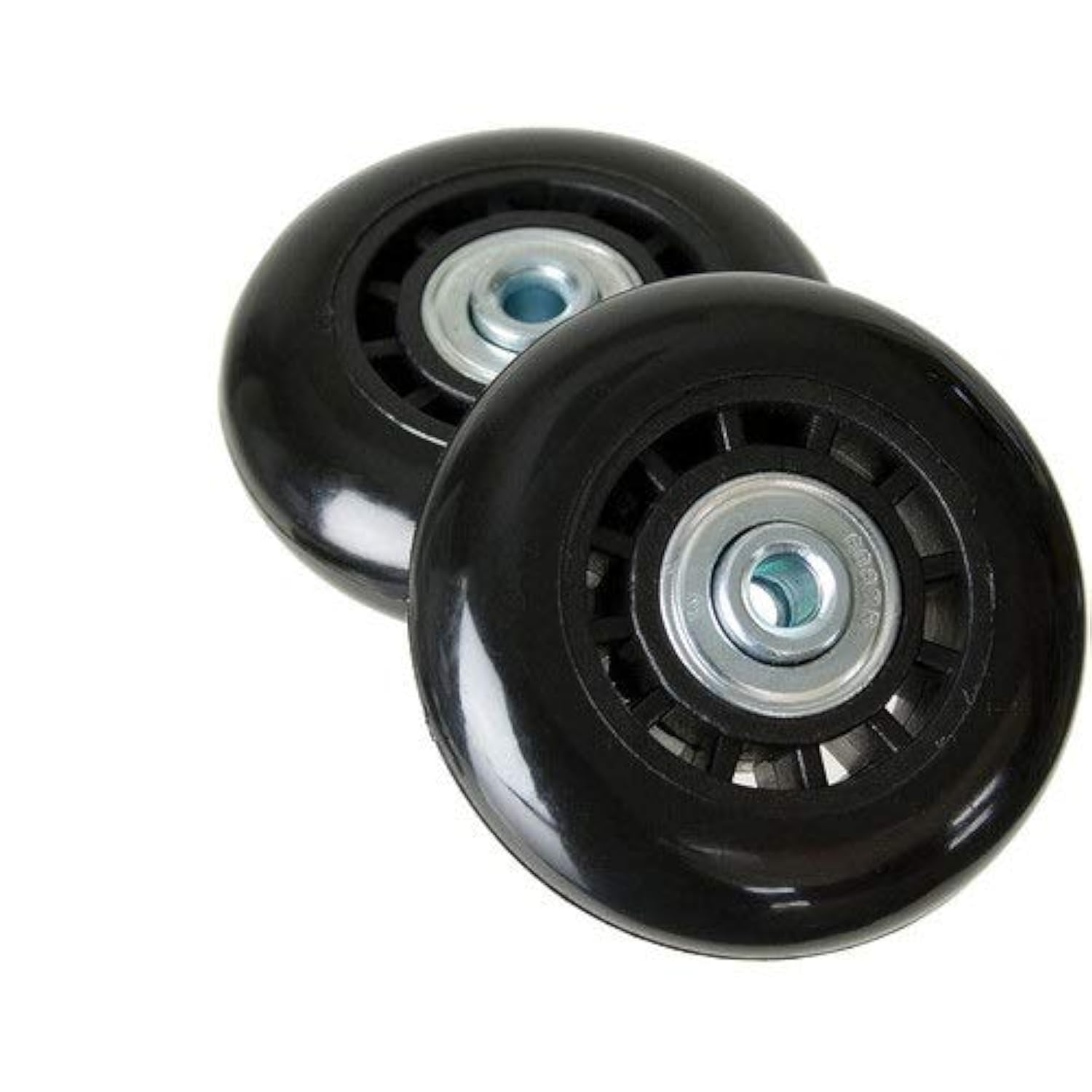 2 Black Smooth Glide Wheels for Pelican Air Case - Replacement Wheels for Easy Mobility | Perfect for Travel, Photography & Equipment Transport