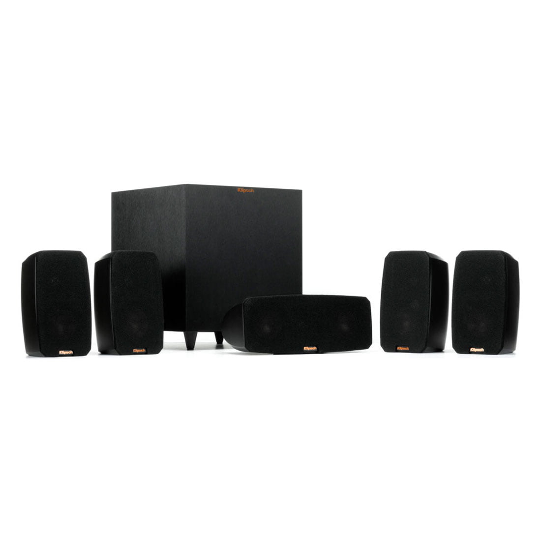 Klipsch Reference Theater Pack 5.1 Surround Sound System - Premium Home Theater Speakers for Movies, Music & Gaming