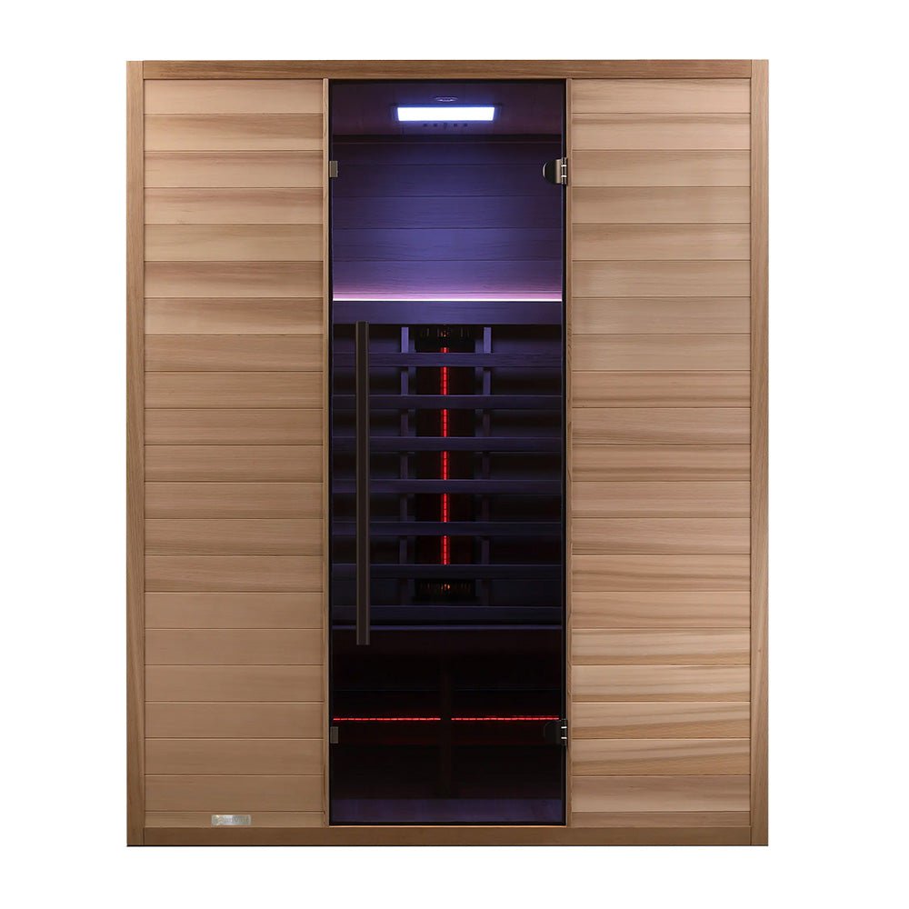 Revel Recovery Nova Infrared 3 Person Sauna for Home Spa - Portable Far Infrared Sauna Tent with Low EMF, Detox & Relaxation - Perfect for Home Gym, Yoga Studio & Wellness Retreat