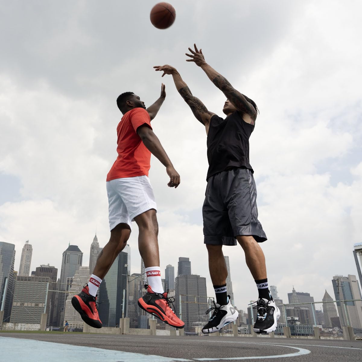 AND1 High Top Basketball Shoes for Men & Women - Size 6-16 | Performance Court Sneakers for Indoor/Outdoor Play, Training & Streetwear Style
