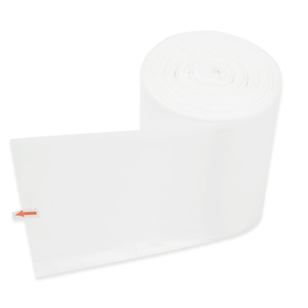 Ggbin 8 Gallon Medium Trash Bags - White, 115 Count | Heavy Duty Kitchen & Bathroom Garbage Bags for Home & Office Use