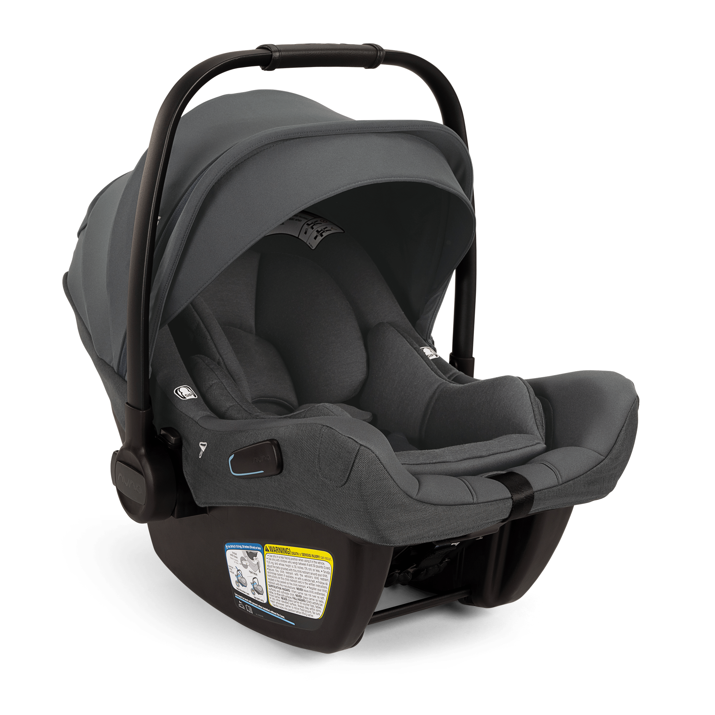 Nuna PIPA Aire RX Infant Car Seat with PIPA RELX Base - Lightweight & Safe Baby Car Seat for Newborns - Perfect for Travel, Daily Commutes & Family Road Trips