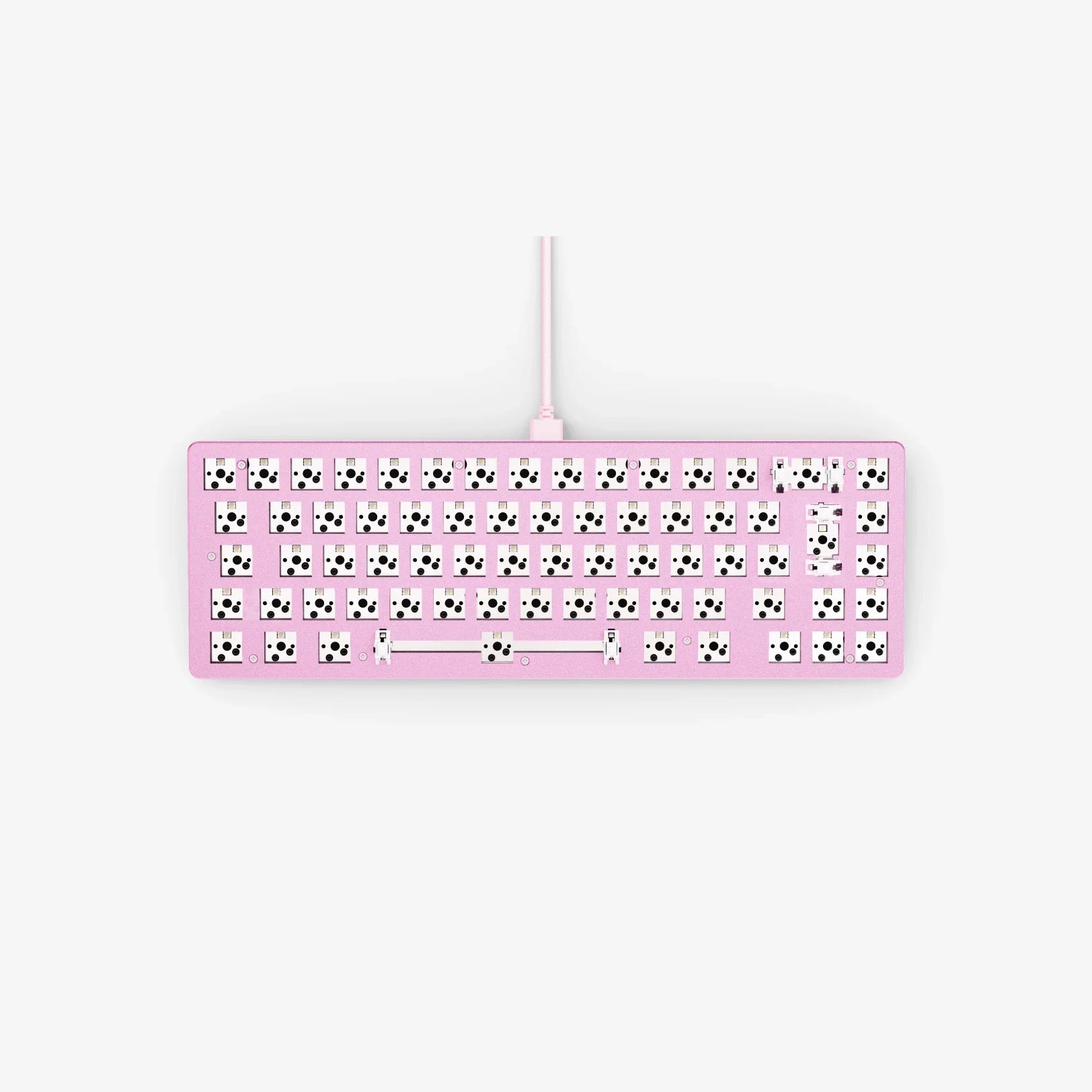 GMMK 2 Barebones 65% Compact Mechanical Keyboard Kit - Hot-Swappable PCB for Custom Gaming & Office Typing Setup