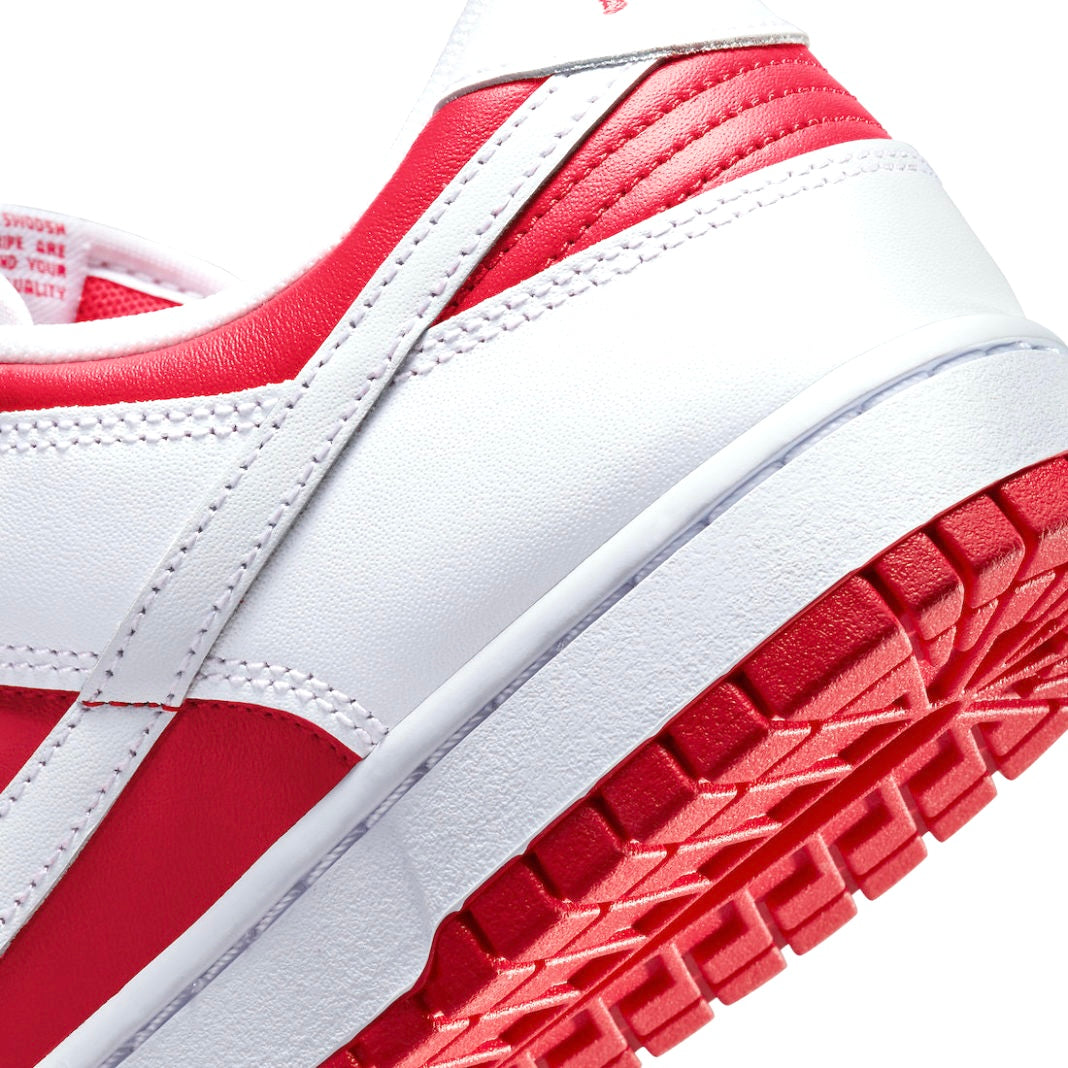 Nike Dunk Low Championship Red University White Sneakers 2021 - Men's Basketball Shoes for Casual Wear & Street Style