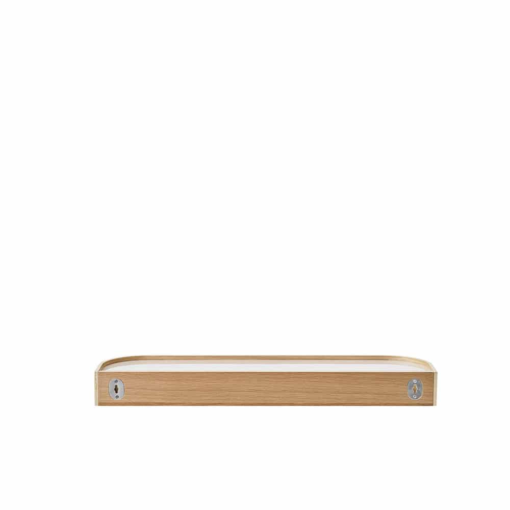 AUDO CPH Epoch Floating Wall Shelf - Natural Oak Wood - 2 Size Options - Perfect for Living Room, Bedroom & Office Storage Decor