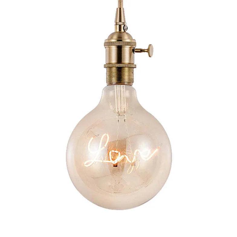 Warm White LED Ambient Light Bulb - Decorative Lamp for Cozy Home Lighting | Perfect for Bedroom, Living Room, and Relaxation Spaces