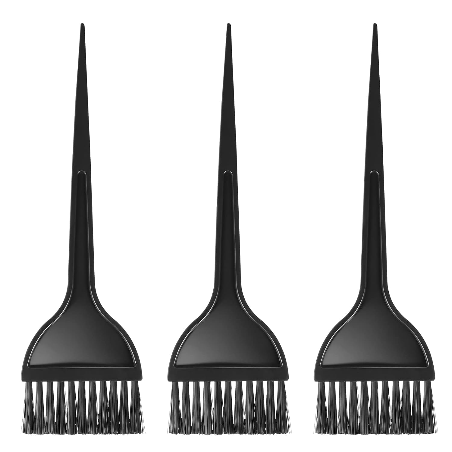 3-Piece Hair Dye Brush Set - Professional Hair Coloring Brushes & Applicator Tools for Salon, Home DIY, Women & Students - Perfect for Balayage, Highlights & Root Touch-Ups