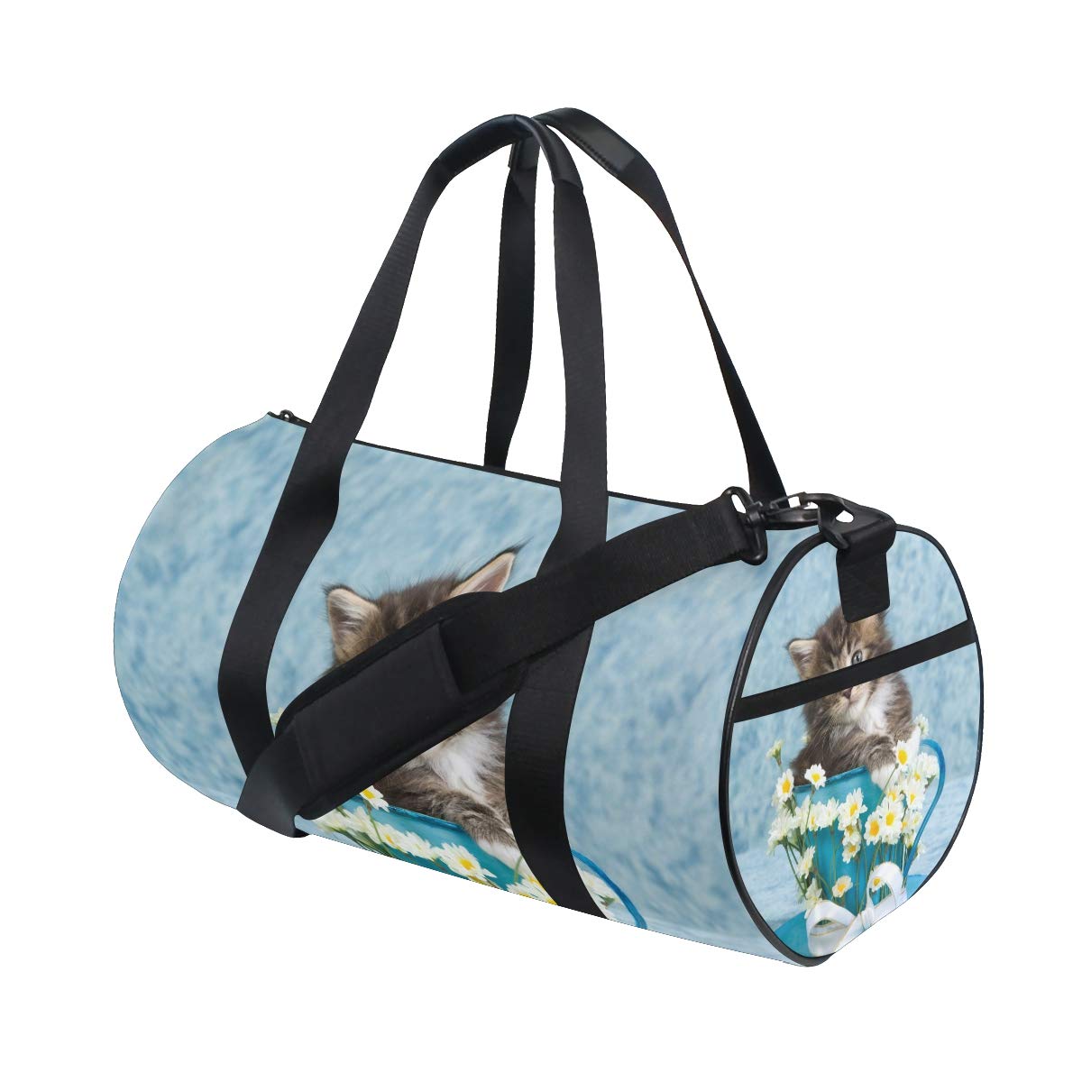 Premium Gym & Sports Duffel Bag for Men & Women - Durable Travel Bag for Workouts, Yoga, & Outdoor Adventures - Ideal for Maine Coon Kitten & Cat Lovers